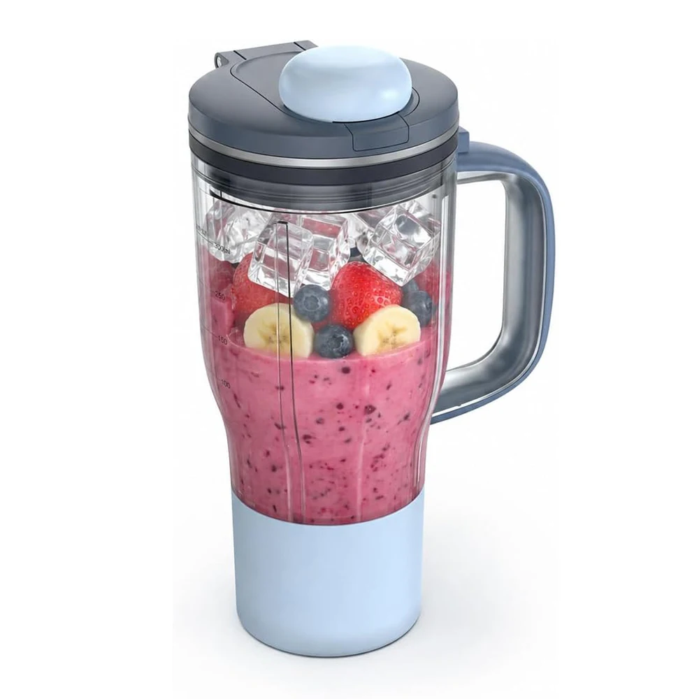 Vaso de Repuesto de 26oz para Licuadora Ninja BlendBOSS, Vaso de Viaje para Licuadora Personal con Tapa Hermética, Serie DB351 y DB301