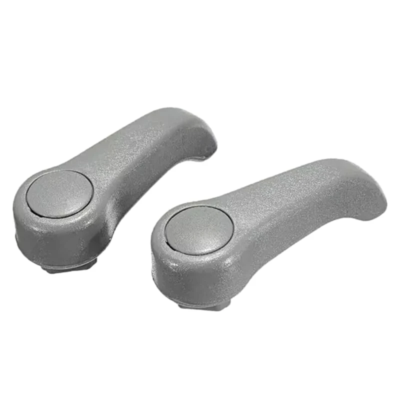 1 Pair Grey Seat Recliner Adjustment Lever Pull Handle For Renault Clio MK2 Twingo MK1 1998-2007 7701470827