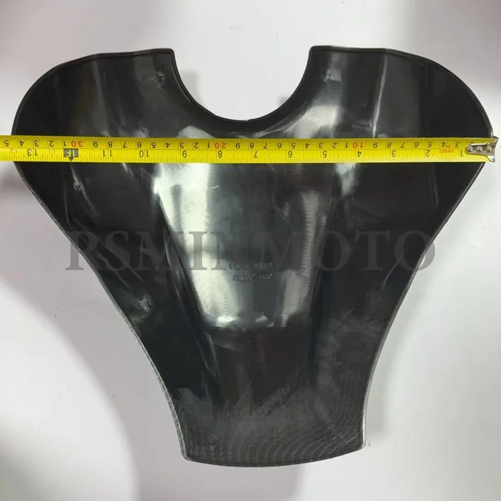 For ZX-4R ZX4R ZX4RR ZX-4RR 2020-2024 Motorcycle Accessories Carbon Fiber Pattern Fuel Cap Shell Fuel Gasket Protector