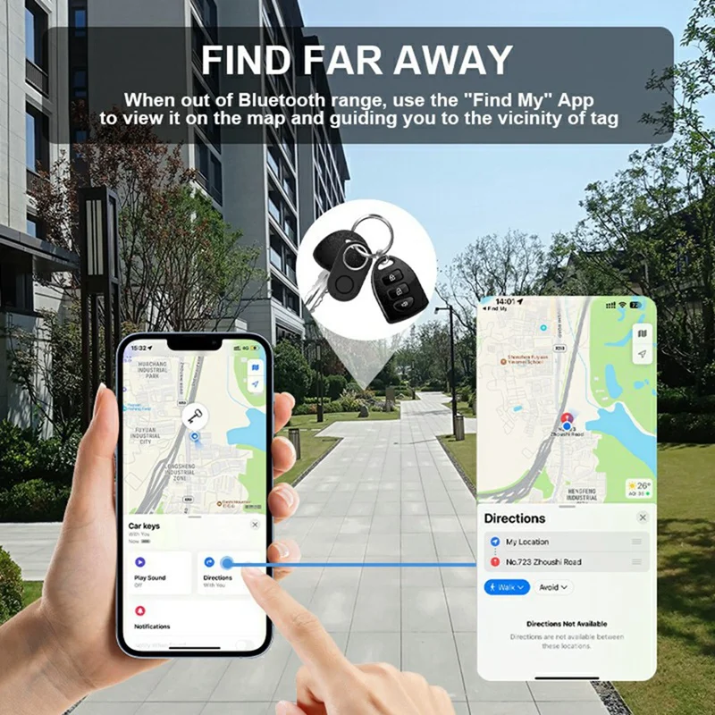 Localizador para AirTag Prevenção, Prevenção de perdas, localizador para a Apple, Find My Find, Pet Tracker, Dispositivo Kids, MFI