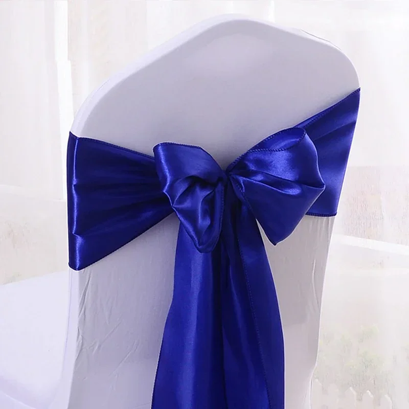 Satin Chair Sash Band Wedding 15x270cm Quality Bow Tie Birthday Party Hotel Show Decoration Wholesale Shiny Nice Look Design