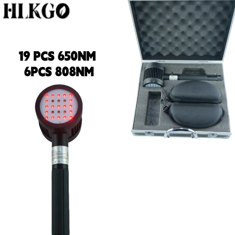 

Инфракрасная терапия красным светом 6x808 нм и 19x650 нм Лазерная настройка для облегчения боли в полной спине и глубокой релаксации мышц