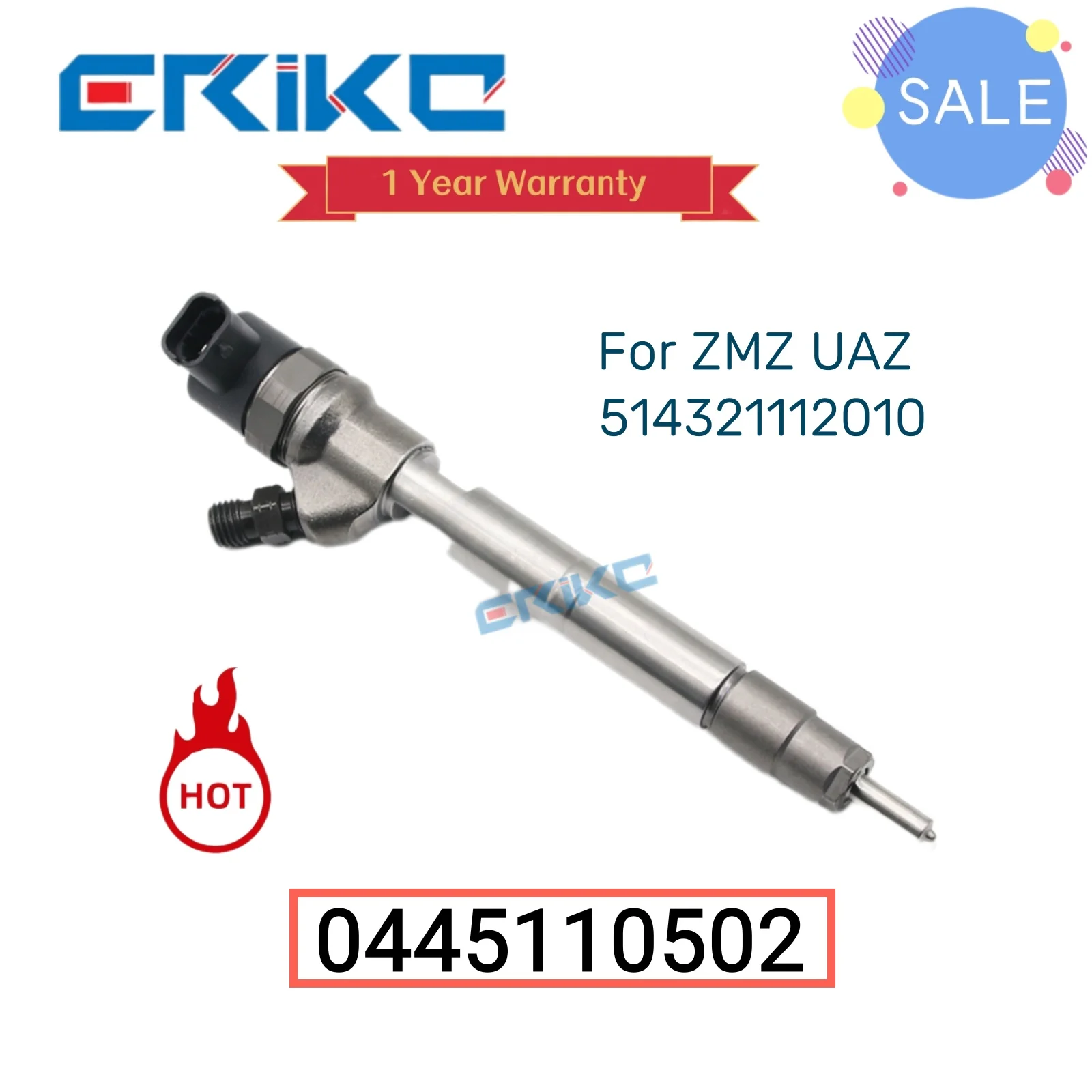 

0445110502 Common Rail Direct Injector 0 445 110 502 Injector Part Nozzle 0445 110 502 Oil Injector for ZMZ UAZ 514321112010