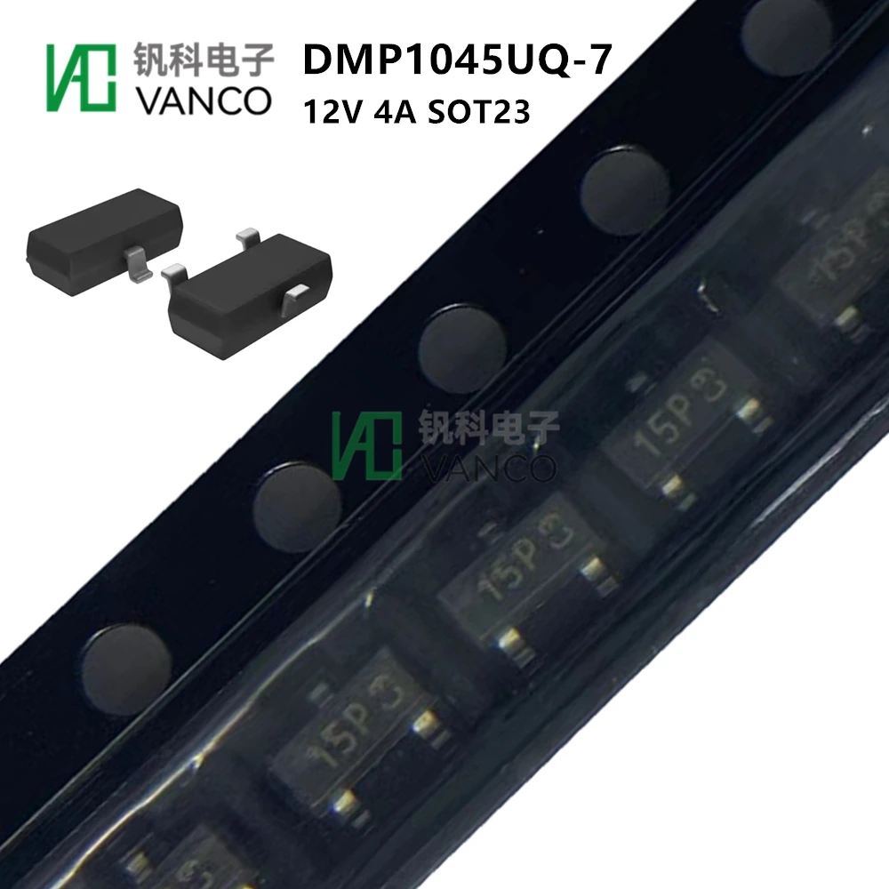 20Pcs Diode Kit DMP1045UQ-7 Mosfet P-CH 12V 4A SOT23 T & R 3 In Sctock
