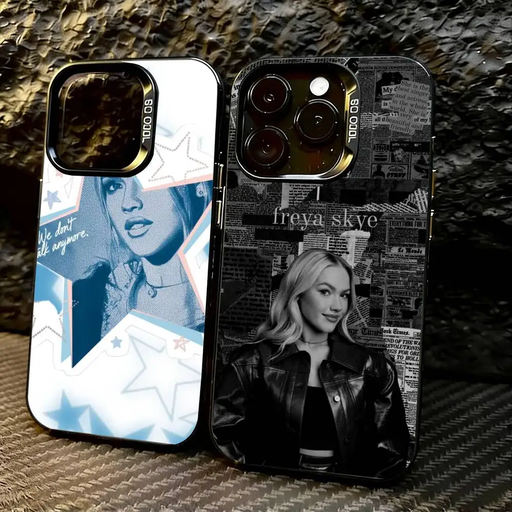 

Чехол для телефона F-Freya Skye S-Singer для iPhone 17, 16, 15, 14, 13, 12, 11 Plus, Pro Max, XS, цветной серебристый чехол-накладка