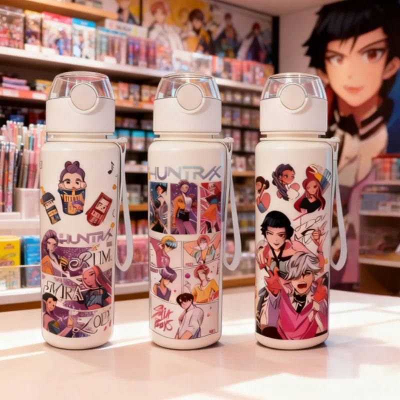 

Water Cup with Cartoon Demon Hunter Pattern – 700ML,Vivid Color, Portable, Perfect for Collection, Gifting