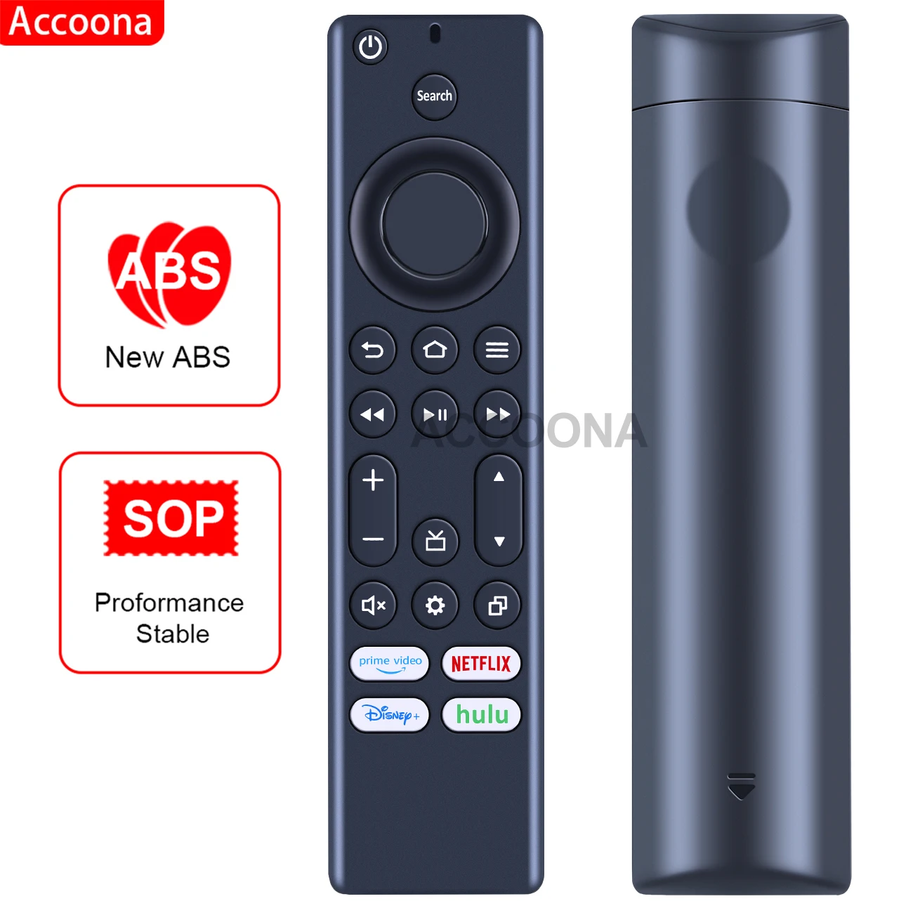 Remote control NS-RCFNA-21 Rev E for INSIGNIA 65-inch Class F50 Series Smart 4K UHD QLED Fire TV  without voice