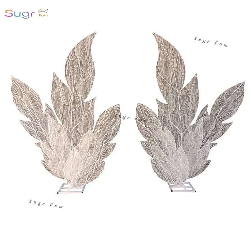 

Wedding props arrangement luminous butterfly wings stage decoration ceiling wedding road guide scene arrangement ornament manufa