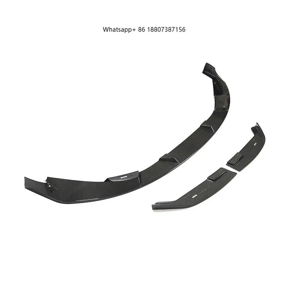 

ForBMW 3 4 Series G80 M3 G82 G83 M4 Real Carbon Fiber Front Bumper Lip Spoiler