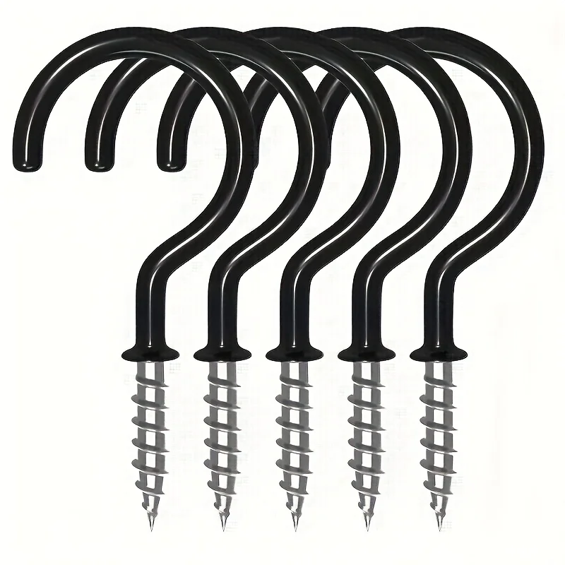 15pcs Large Cup Hooks Screw Hooks 1-1/2