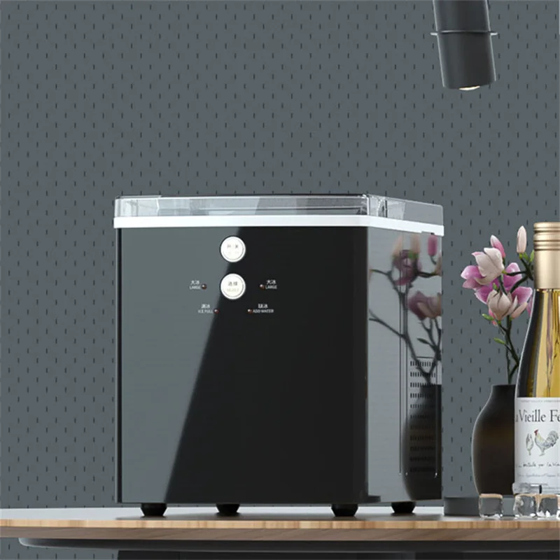 HIM-35B Mini Home Quick Ice Maker Commercial Bar Bullet Type Fully Automatic Convenient Ice Maker Homemade Ice Beverage 220V