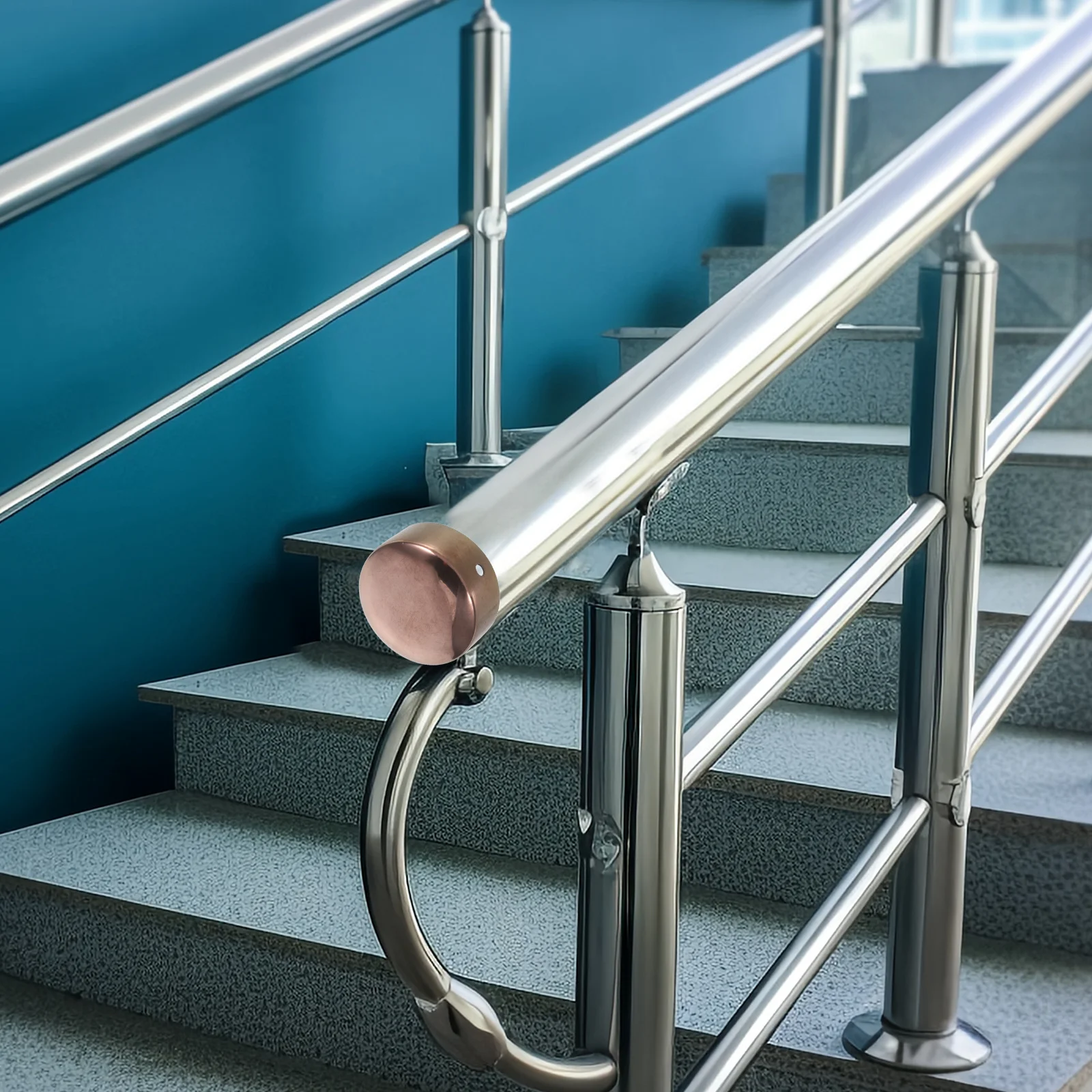 2 шт. торцевые заглушки для перил из нержавеющей стали