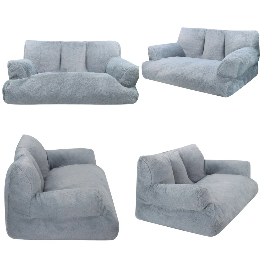 Luxury Cat Sofa Bed for Indoor Cats  Detachable Washable Non-Slip Design for Small Medium Kittens Puppies