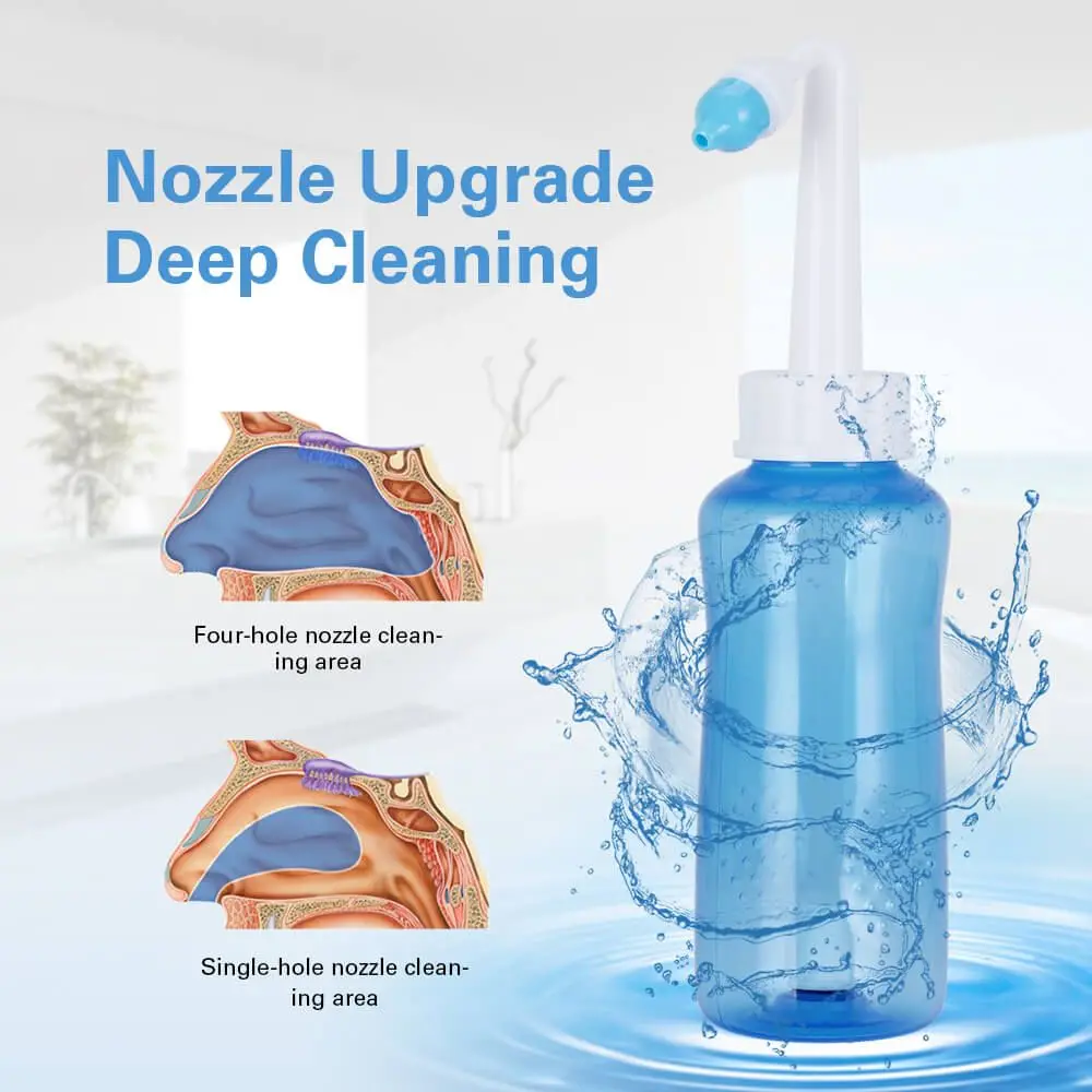 Nasal Irrigator Nosal Sinus Rinse Kids and Adults Automatic Control Cleaner Nose Nasal Wash Cleaner Prevent allerg