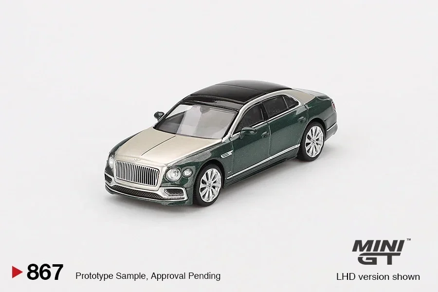 

MINIGT 1:64 Bentley Flying Spur White Sand Verdant MGT00867-CH Car Alloy Toys Motor Vehicle Diecast Metal Model for Children