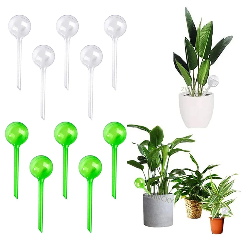 1-5PCS NEW Automatic Plant Watering Bulbs Self Watering Plastic Balls Garden Water Can Houseplant Device Drip Irrigation System