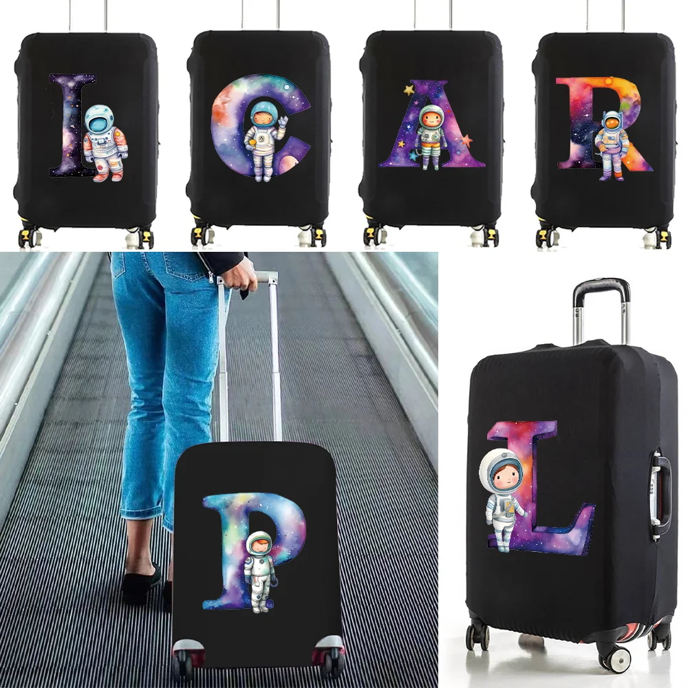 

Travel Accessories Luggage Cover Reusable Travel Luggage Astronaut Series Suitable Luggage 18-32inch Reusable Washable