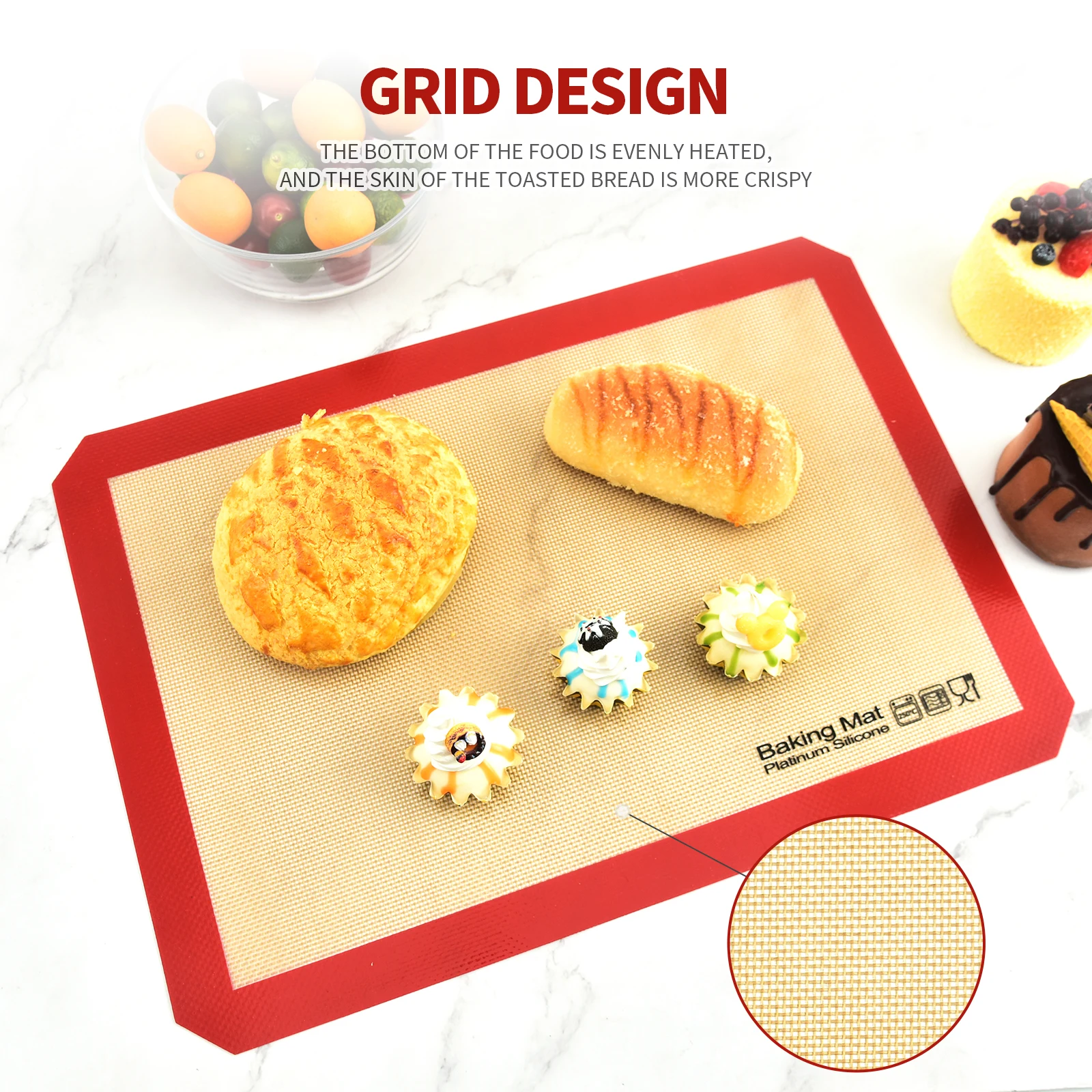 Non-Stick Silicone Baking Mat 5
