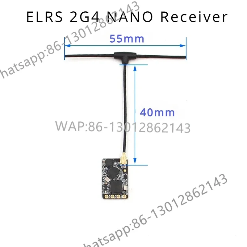 

10PCS ELRS 2.4GHz NANO ExpressLRS Long Range ELRS Receiver BETAFPV NANO 2400 RX For RC FPV Long Range Racing Drone Airplane