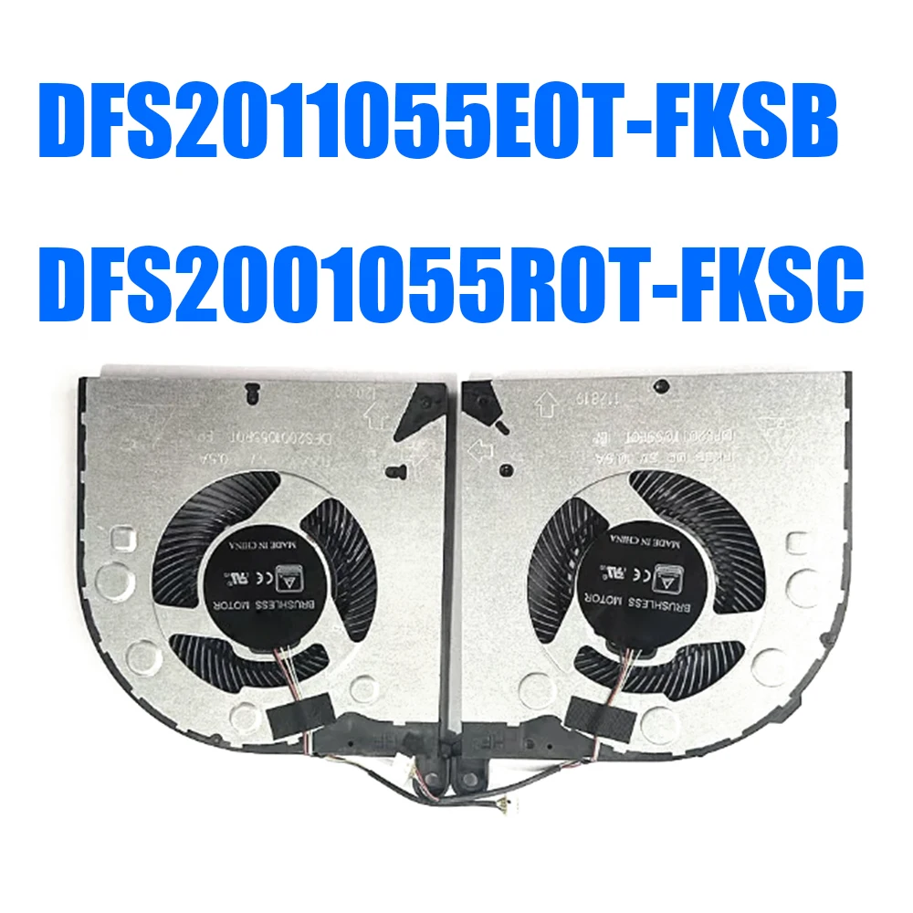 DFS2011055E0T-FKSB DFS2001055R0T-FKSC DC5V Laptop CPU+GPU Fan