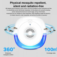 Sonic Pest Repeller Electronic Insects Rats Reject Control 360 Degree Quiet Sound Wave Deterrent Bug pest control devic