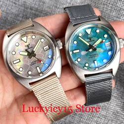 Tandorio 36MM Black/Blue/ White Watch Dial 200M Water Resistance NH35A Movement Automatic For Men Double Dome AR Sapphire Glass