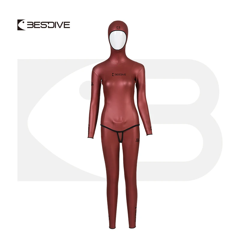 

Bestdive Classic 2mm Smoothskin Diving Wetsuit for Female Freediving Spearfishing Scuba Diving Women's Yamamoto Neoprene Wet