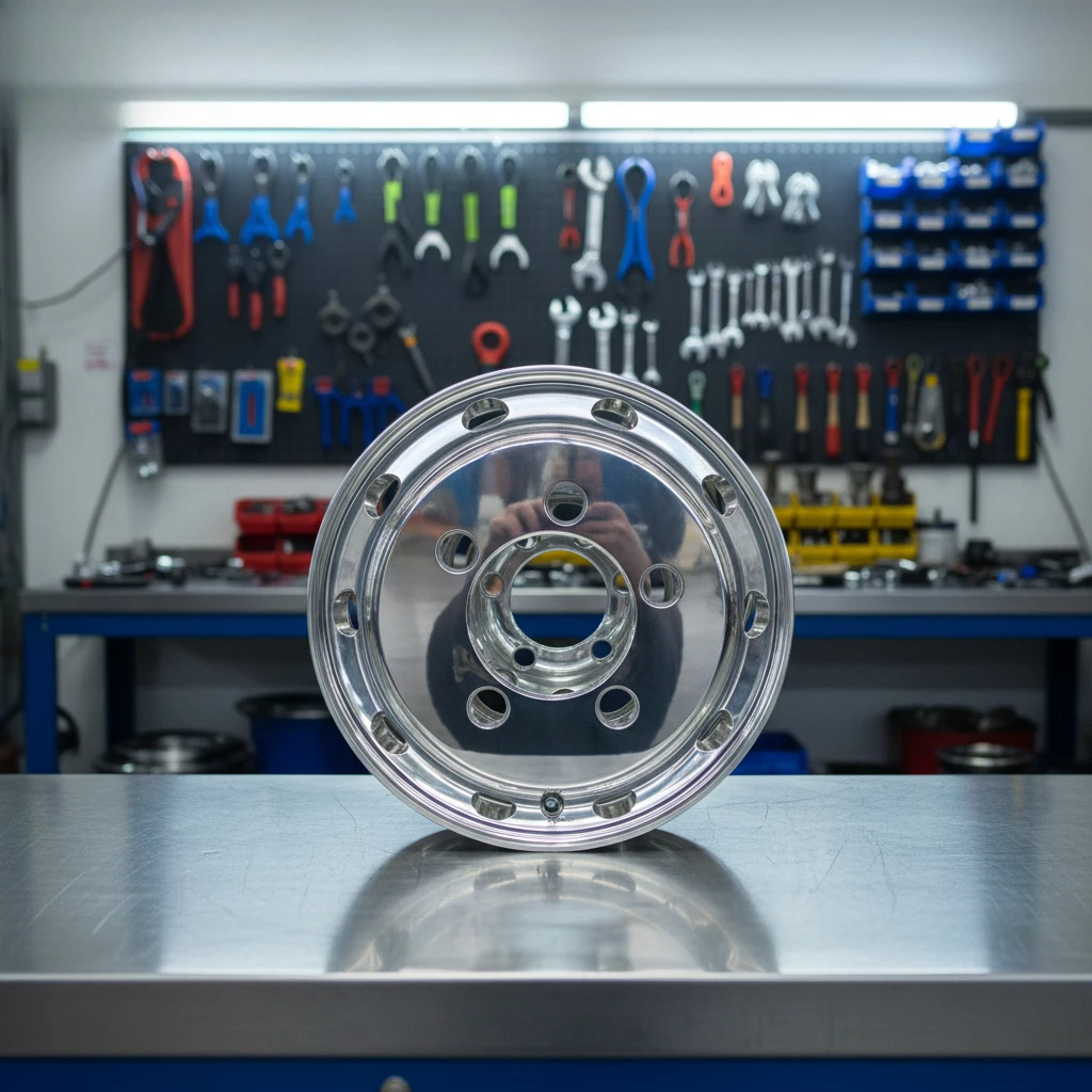 

17.5X6.0 алюминиевые колеса для грузовиков, обработанные и полированные кованые диски для колес