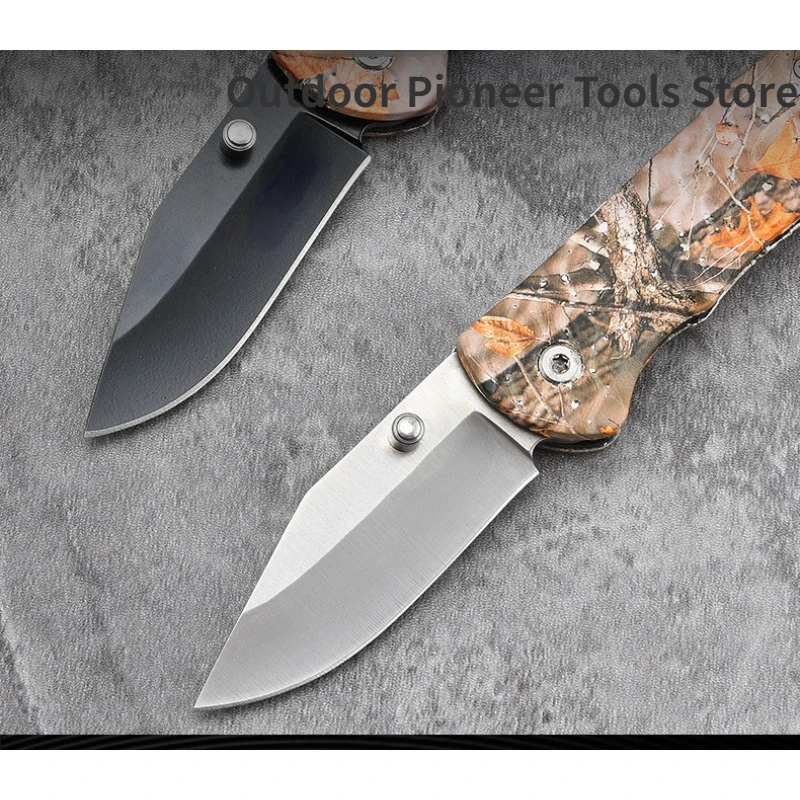 New outdoor multifunctional folding knife, easy to defend and carry survival camping knife, mini portable EDC small knife