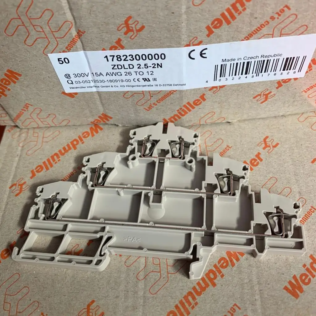 

10pcs ZDLD 2.5-2N Three layer spring terminal 1782300000