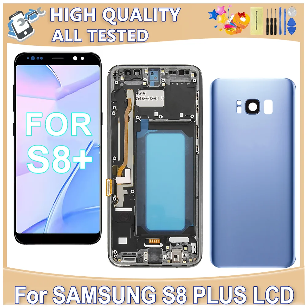 

TFT LCD Screen For Samsung S8 Plus G955F LCD Display Digital Touch Screen With Frame For Samsung S8Plus G955 Screen With Frame