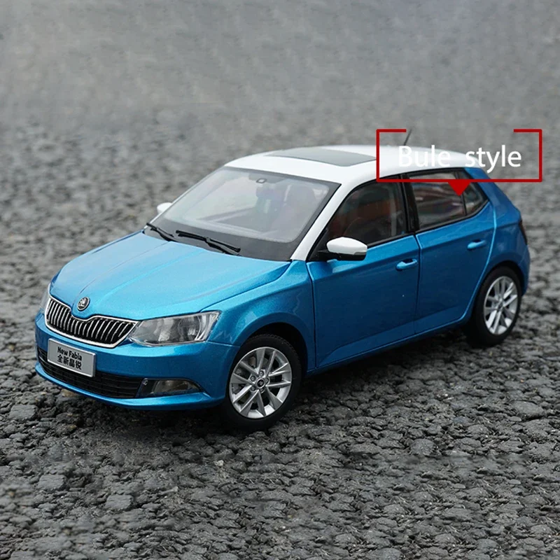 Diecast Model Car Shop 1/18 Volkswagen Skoda Model Car V W NEW Fabia Play Vehicles Toys for Boys Gift