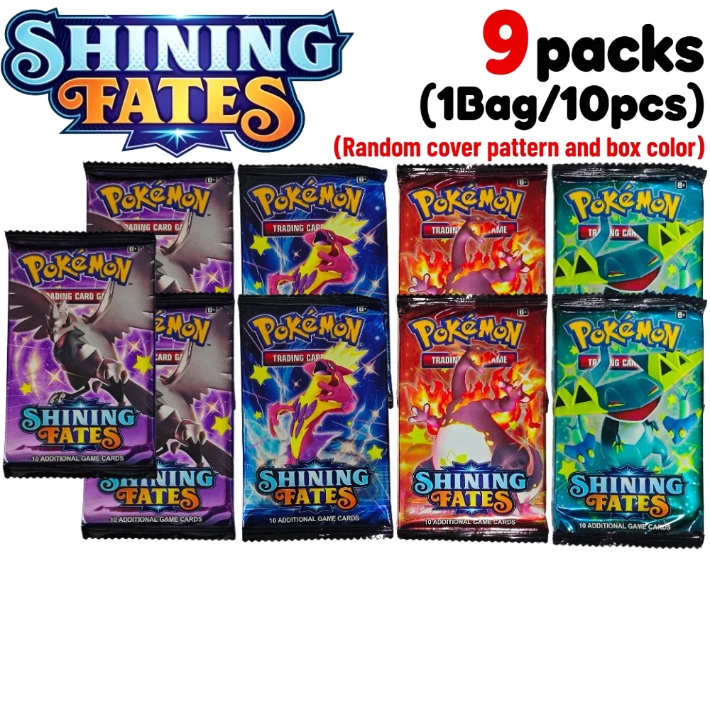 9 Packungen Pokémon TCG Mega Evolution-Pitch Black Booster Ascended Heroes Phantasmal Flames TCG Sammelkarten-Set – Detail 5