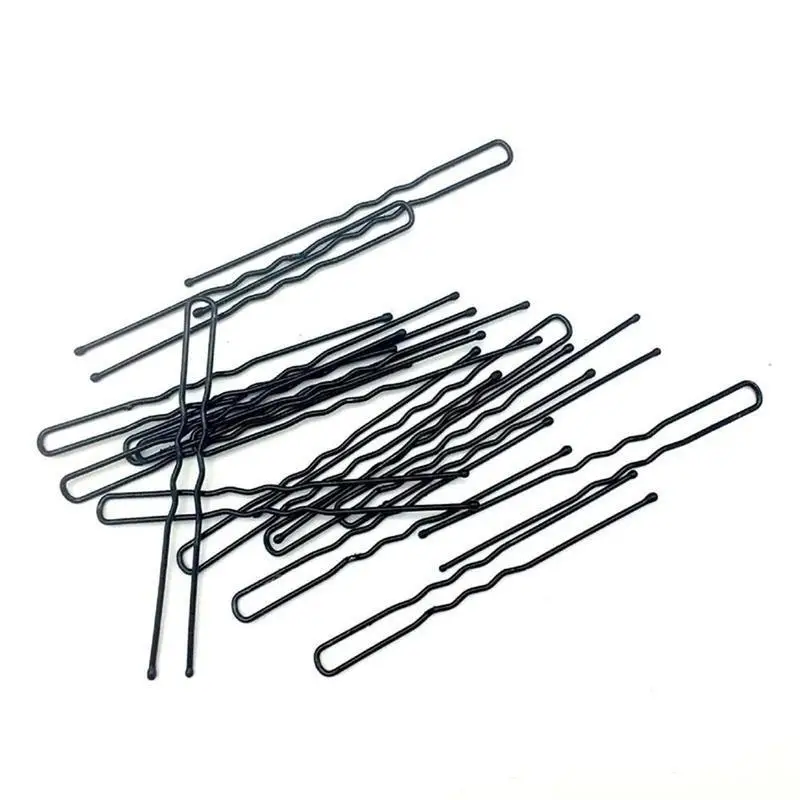 45 Pcs Set U Shaped Hair Pins and Clips Curly Wavy Grips Hairstyle Women Ladies Round Toe Bobby Pin Salon Hair Accessories