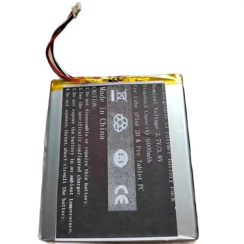 

Battery for Cube iPlay 20 & Pro Tablet PC ALLDOCUBE Kubi New Li-po Rechargeable Pack 3.7V