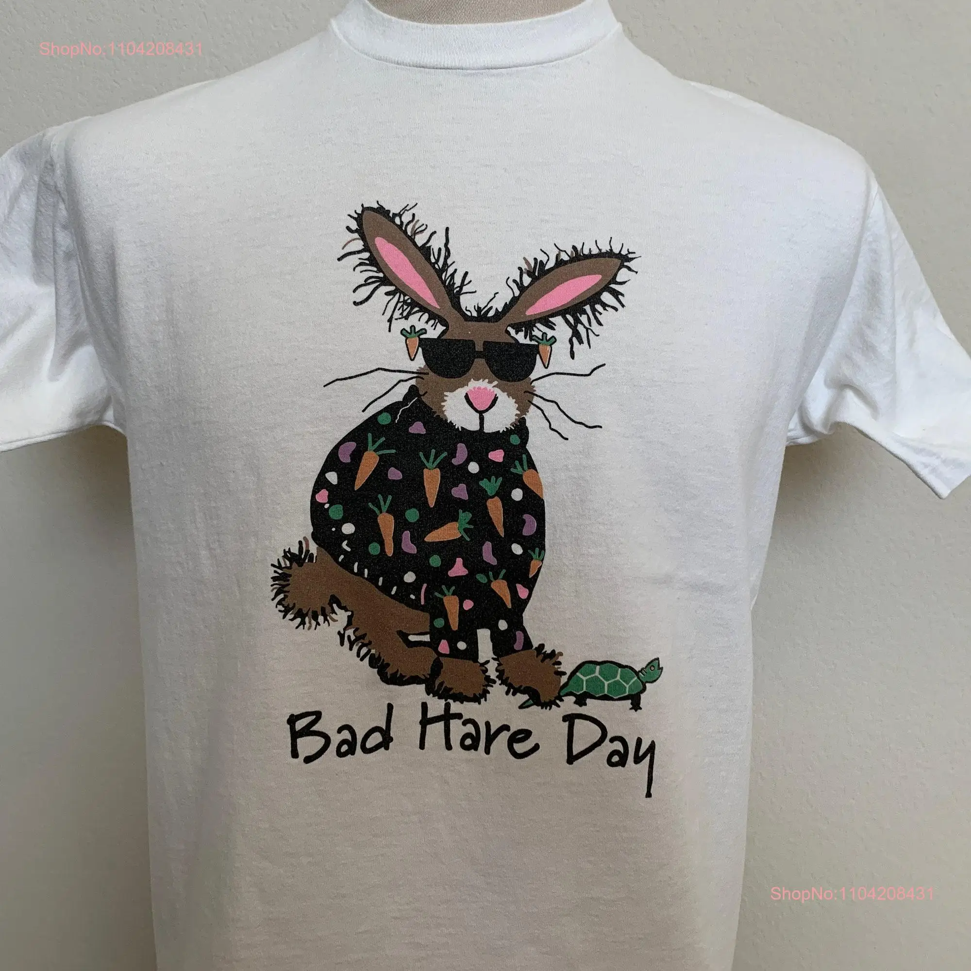 

Vintage 90's Bad Hare Day T Shirt Size L long or short sleeves