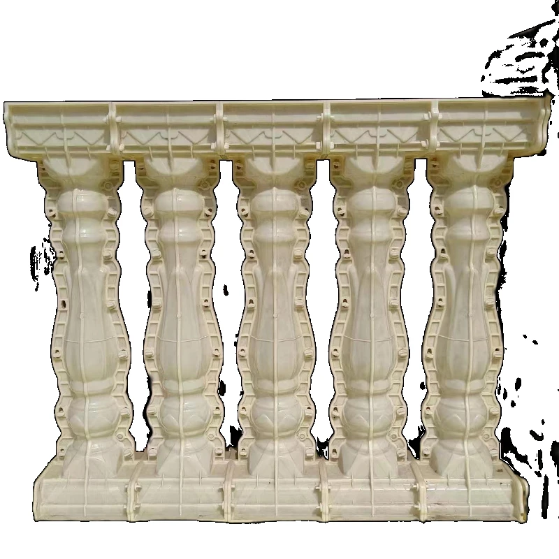 Balcony Guardrail Garden Fencing Vase Column Cement Relief Mold Garden Building Thickened ABS Roman Column Mold Privacy Fence