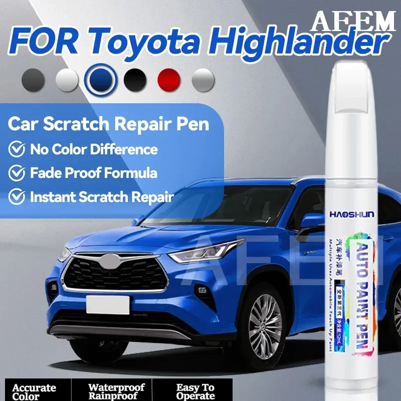 Specialized Automobiles For Toyota Highlander 2001-2025 XU80 20 40 50 Paint Repair Pen Touch Up Scratch Remover DIY Car Accessor