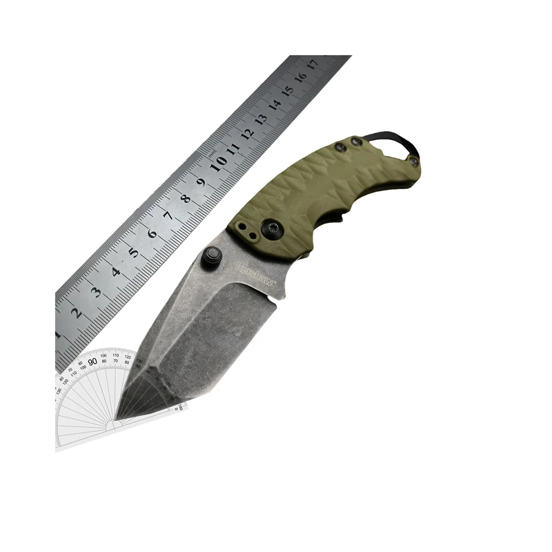 LEEK KS8750 small knife, carry nylon fiberglass handle with you, fruit self-defense fishing and hunting folding knife