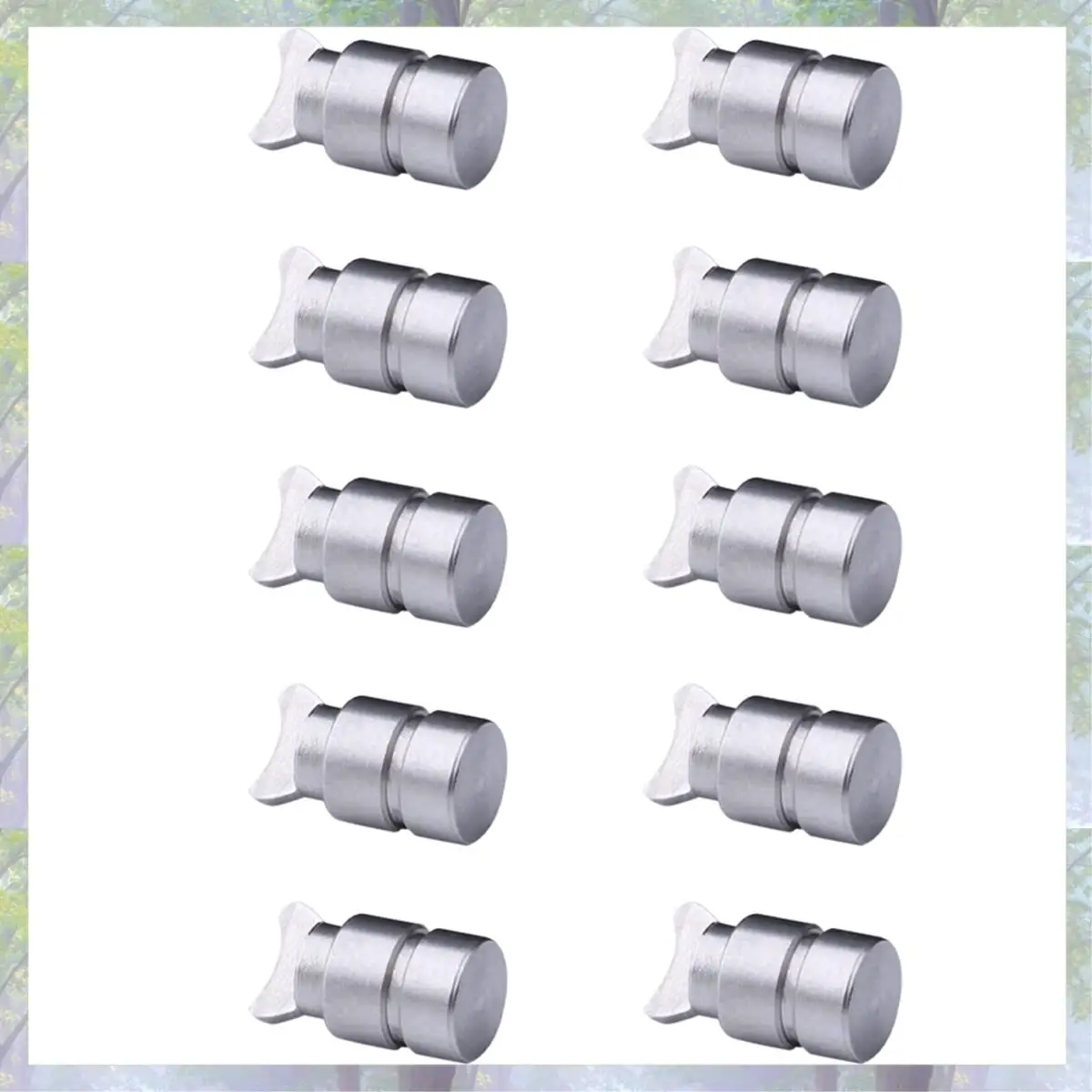 جديد وصول 10X المعادن شبه القمرية دبوس عجلة الصيد نصف القمر مناسبة ل أبو قطرة الماء عجلة BMAX SMAX PMAX Revo