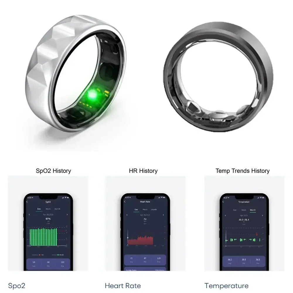 2023 Nieuwe Ontwerp Tasbeeh Ring Teller 2301 App Moslim Gebed Tellen Smart Ring Geschikt Voor Android IOS Telefoon