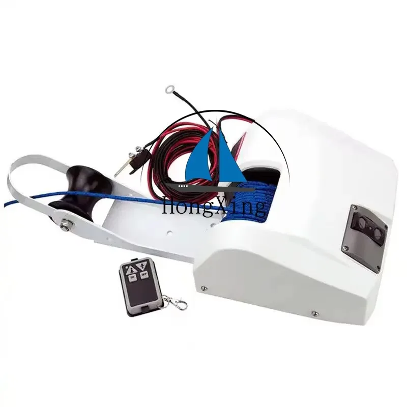 Electric Anchor Drum Winch for Boat Power 12v/24v Motor 600W Rope Size 5-6mm