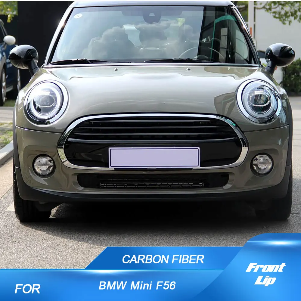 

Carbon Fiber Car Front Bumper Lip Spoiler for BMW Mini F55 F56 Cooper 2013-2020 Front Bumper Lip Spoiler