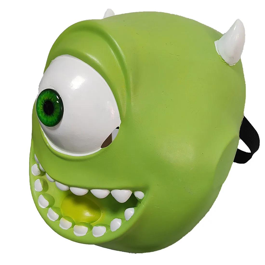 Grüne Einäugige Maske Halloween Latex Monster Lustige Party Karneval Cosplay Maske – Detail 2
