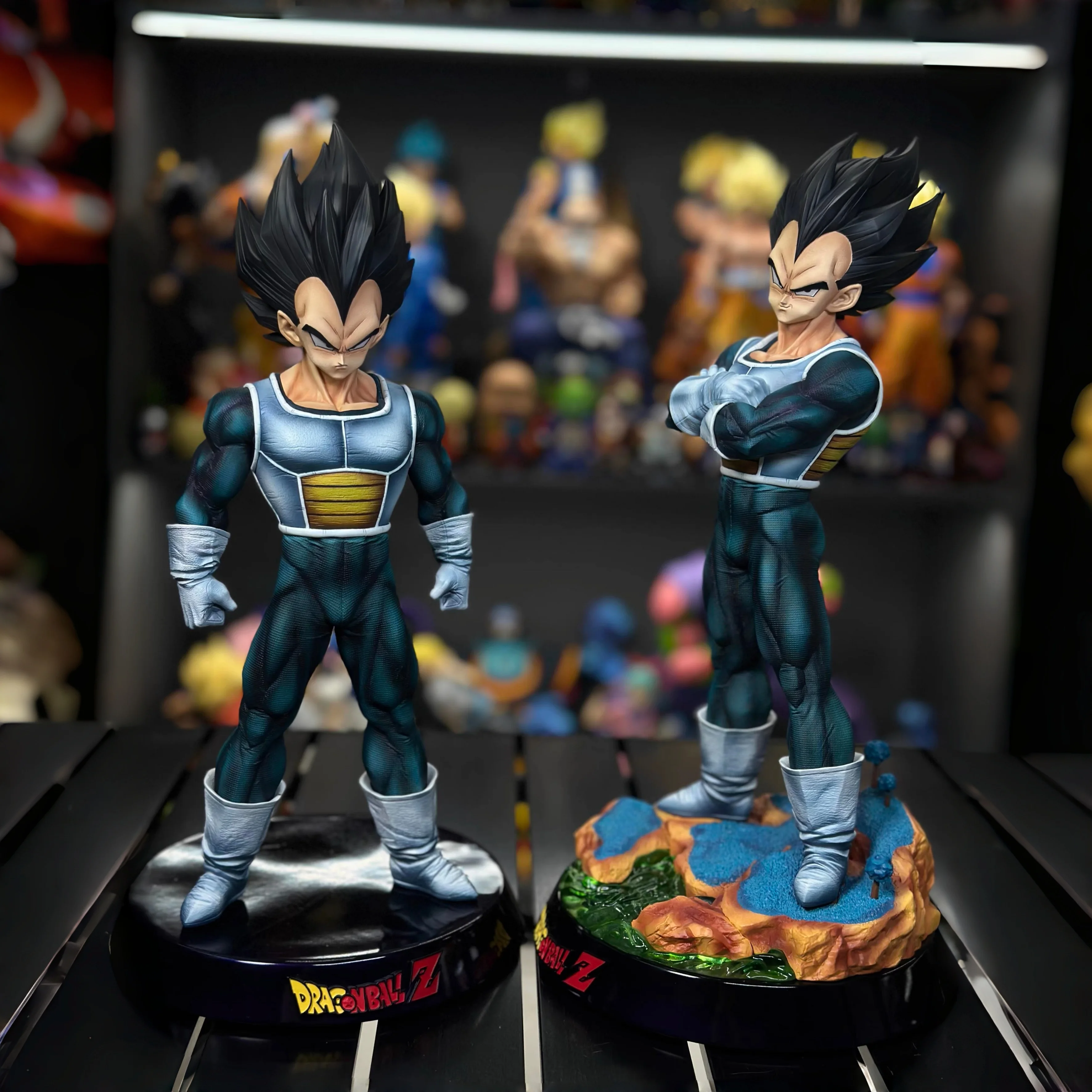 27cm Anime Dragon Ball Figure Vegeta Figures Super Saiyan Vegeta Figurine Pvc Statue Collection Model Desk Ornament Toys Gifts