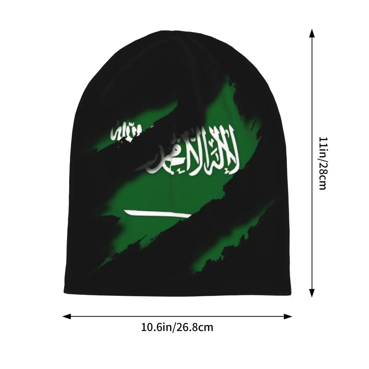 Men Slouchy Beanies Saudi Arabia Shredding Merch Fall Winter Cozy Bonnet Knitted Hat