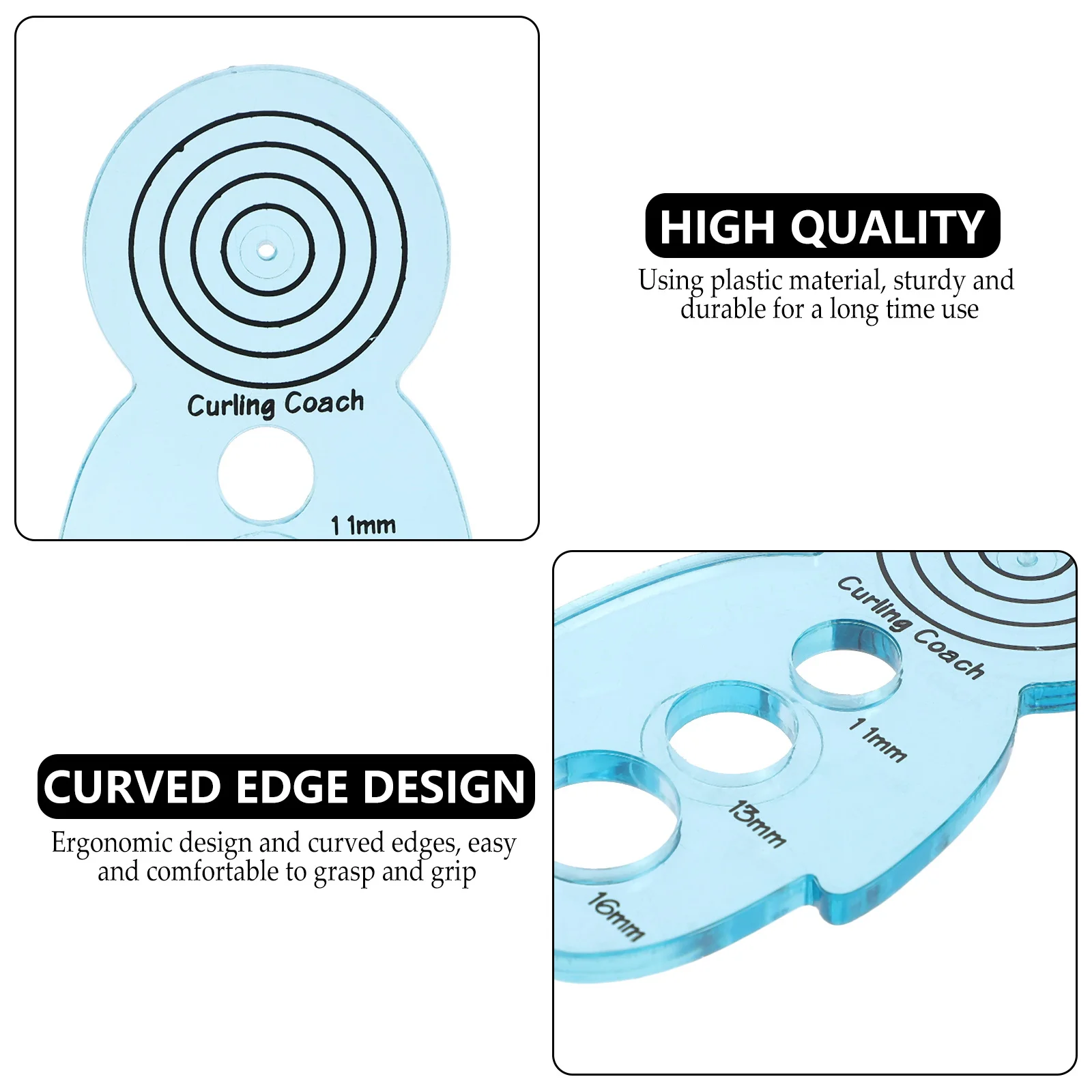 5pcs Quilling Tools Set Ergonomic Plastic Curling Paper Rolling Holder For Diy Craft Cardmaking Practical Curling Device