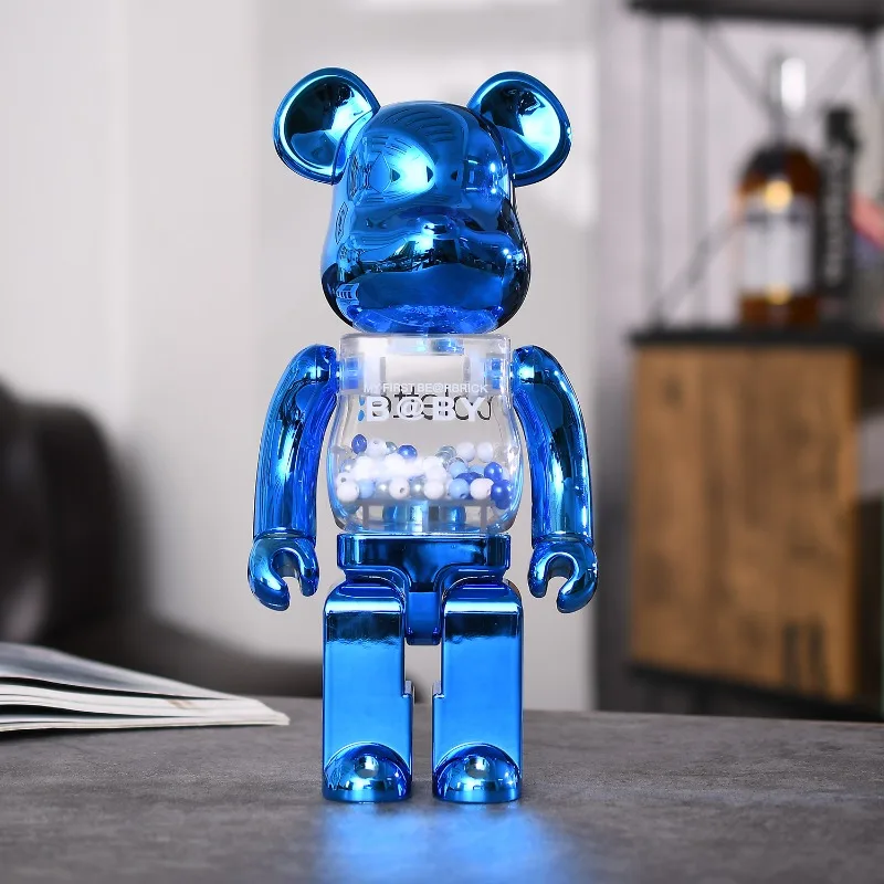 Bearbrick400 trend serii galwanizacji brutalnych niedźwiedzi ozdoby dla lalek prezenty