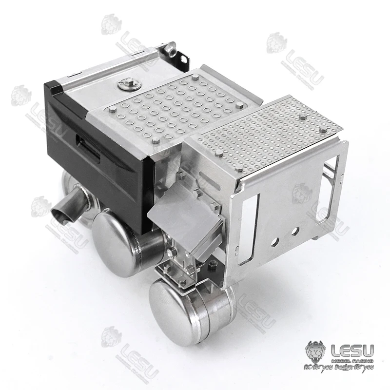 LESU 1/14 우레아 탱크 배터리 박스 배기 탱크 FH16 DIY 트랙터 트럭 RC 자동차 모델 부품 TH15252와 호환 가능