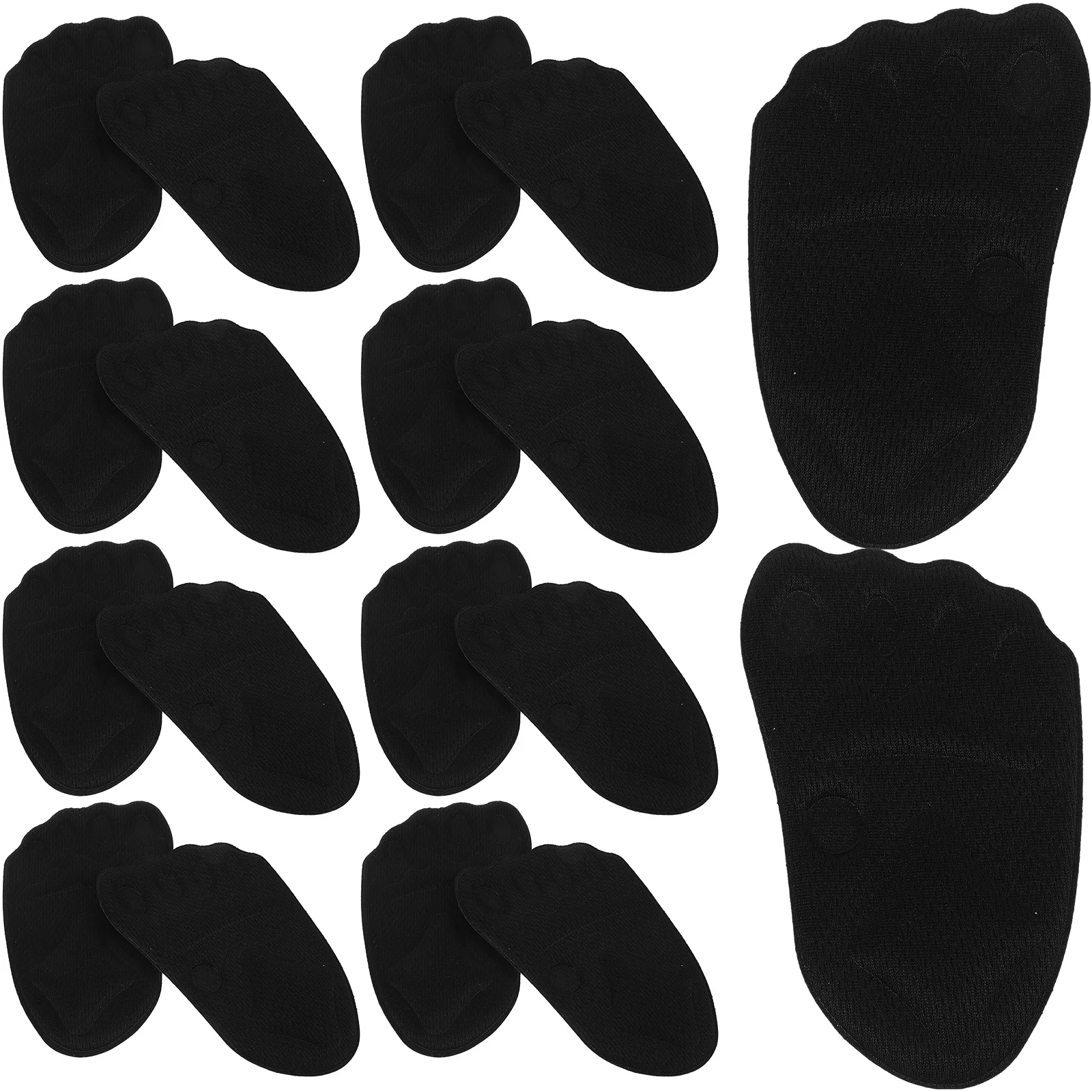 

10Pairs Ladies Forefoot Cushion Pads Clear Metatarsal Inserts for Shoes High Heel Foot Pads Anti-Slip Comfortable